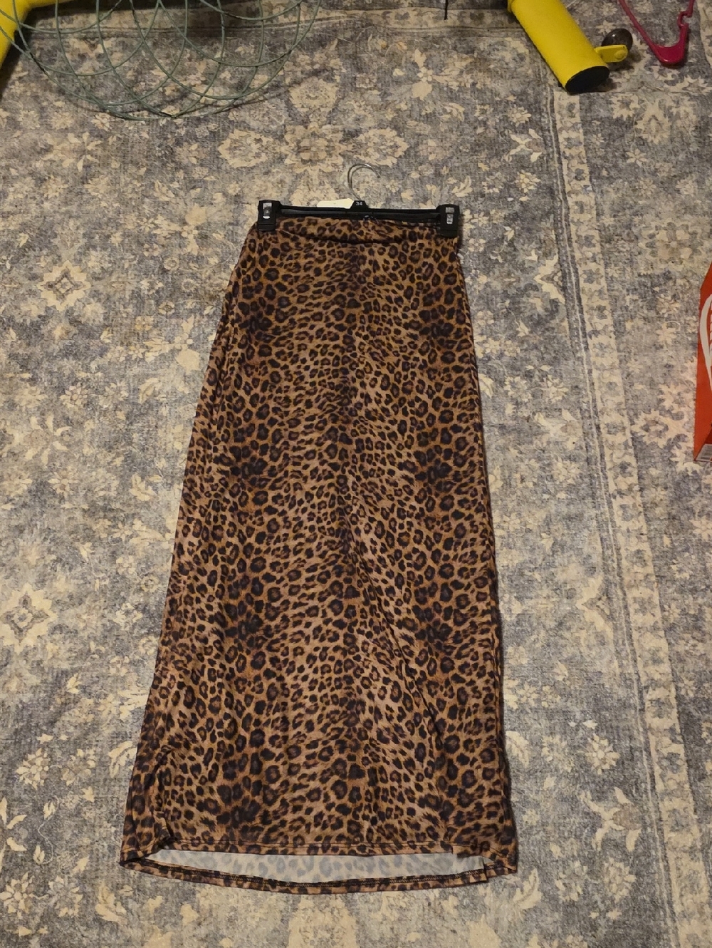 Altar'd State Leopard Print Maxi Skirt - Brown & Black